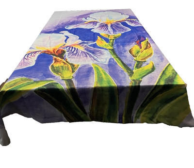 Ambesonne Gladiola Wall Hanging Tapestry Tablecloth 60 X 80 in Polyester NEW