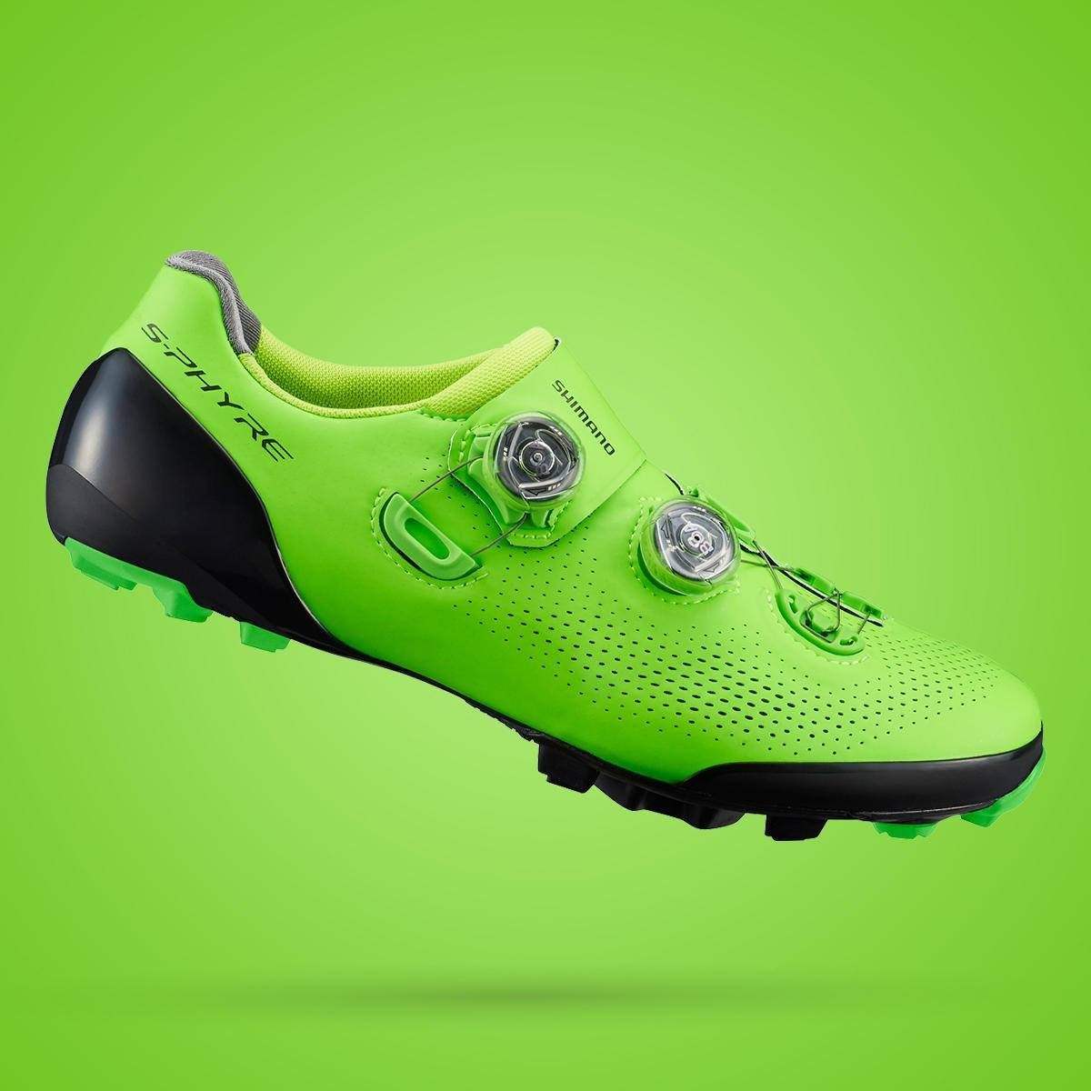 Shimano S-Phyre SH-XC901 MTB Shoes Electric Green EU 43/45 US 9