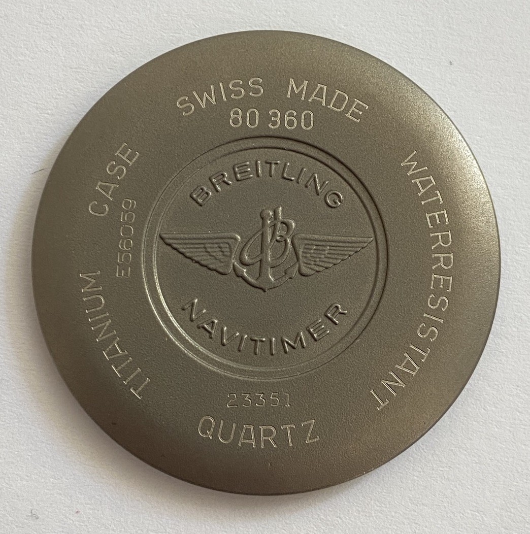 BACK COVER CASE @ BACK CASE TITANIUM WATCH BREITL… - image 3