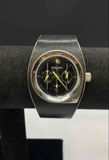 Diesel DZ-4019 Men's Quartz Watch Stainless Steel Black Dial Leather Strap
