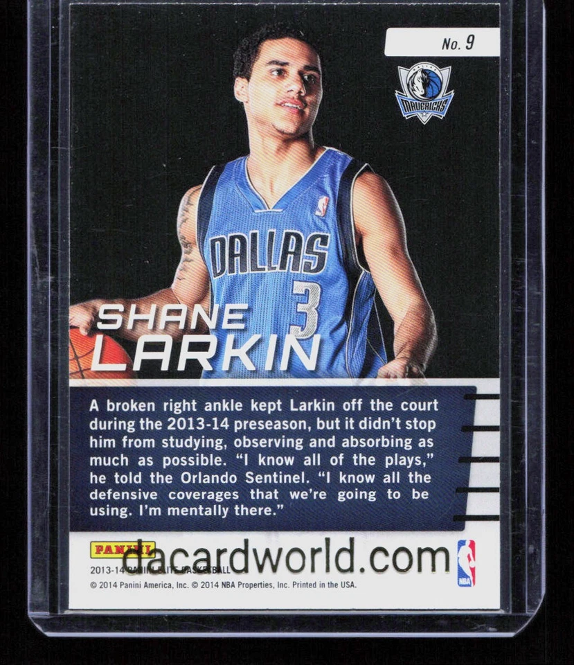 Shane Larkin 2013-14 Panini Elite #9 Franchise Future Rookie - Image 2 of 2