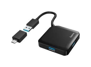 HAMA - 4 Port USB 3.2 Gen 1 Hub