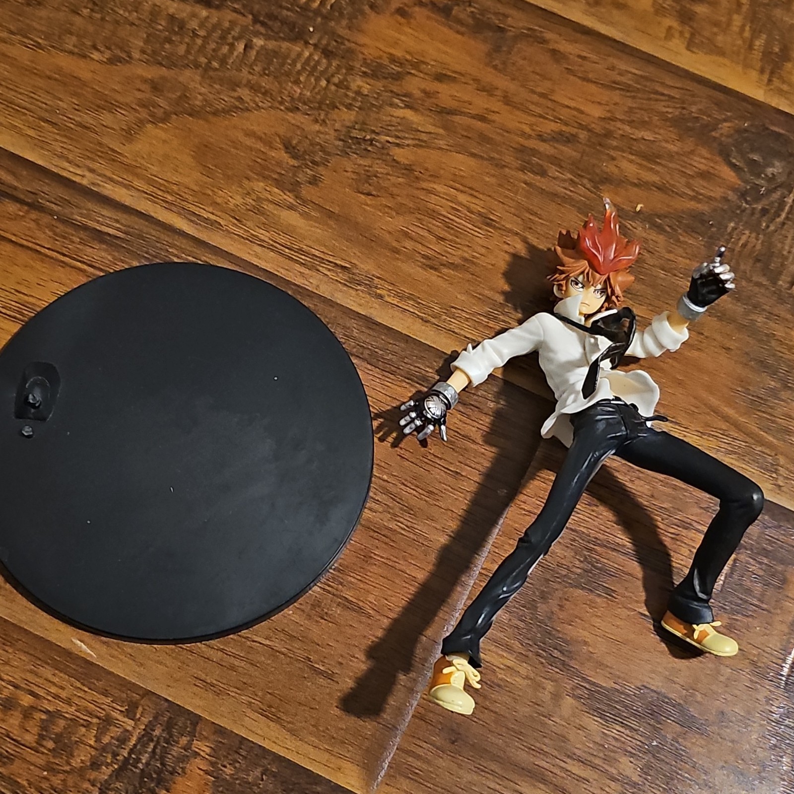 Tsunayoshi Sawada Anime Figure with Display Base PVC Collectible READ DESC