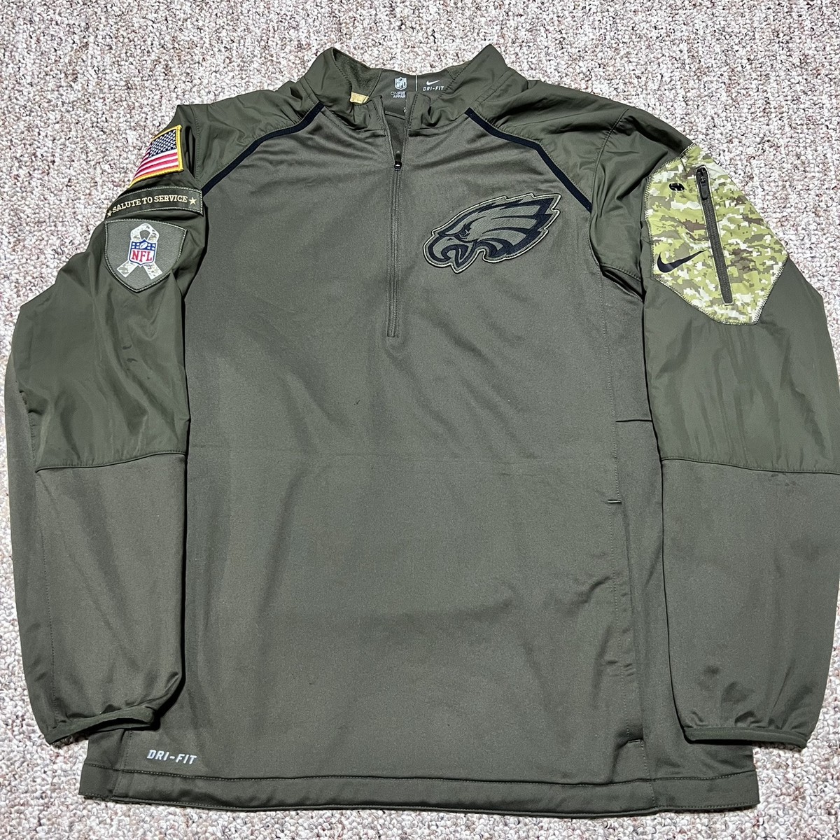 Nike Philadelphia Eagles Salute To Service Mens M Hybrid Jacket