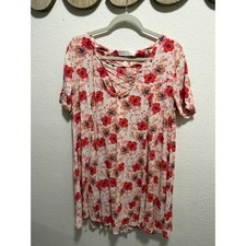 ASTR Red Floral Dress Size M