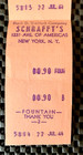 SCHRAFFT'S CANDY STORE SALES RECEIPT AVENUE OF THE AMERICAS NEW YORK CITY 1964 — photo 2