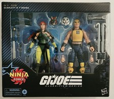 GI JOE CLASSIFIED SERIES 212 NINJA FORCE SCARLETT & T'JBANG 2-FIGURE SET