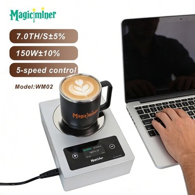 MagicMiner WM02 7.0TH/s SHA 256 ASIC BTC Miner 2 in 1 Home Mining Drink Warmer