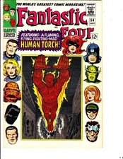 Fantastic Four 54 1966 Free To Combine- In Very Good Condition
