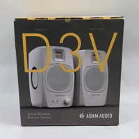 Adam Audio D3V Mineral White Active Desktop Studio Monitor Speakers