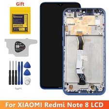 LCD Screen Display Digitizer Frame Replacement Assembly For Xiaomi Redmi Note 8
