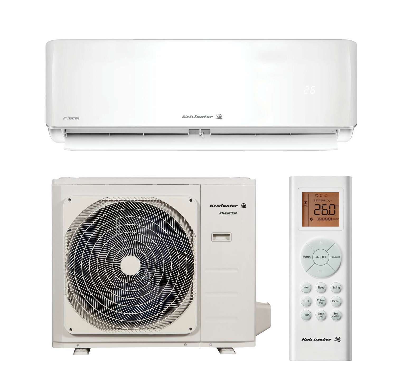 Kelvinator 3.5kW Cool / 5.0kW Heat Split System Air Conditioner KSD35HWJ |  eBay