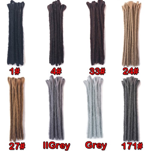 30cm Short Dreadlocks for Men Reggae Dreads Locs Crochet Braids Hair Extensions - Picture 2 of 18