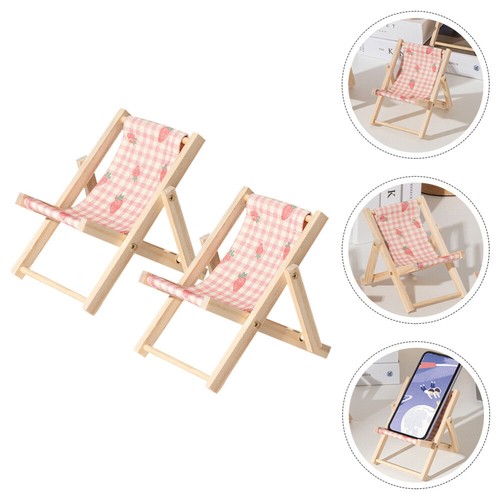 2 Pcs Mobile Phone Holder Decoration Wood Bracket Smartphone Holders - 第 1/12 張圖片