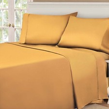 Egyptian Cotton Blend 530 Thread Count Solid Duvet Cover  Pillow Sham Set