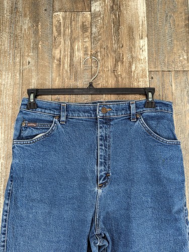 Denim Riders 34x32 Straight Leg Blue Jeans mens Deep Blue Clean - Picture 4 of 14