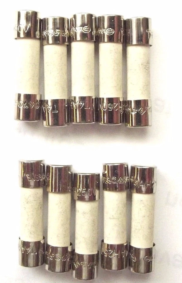 LITTLEFUSE OR CONQUER Fuse 4a 20mm HBC Ceramic T4A H 250v Anti surge time delay x10pcs