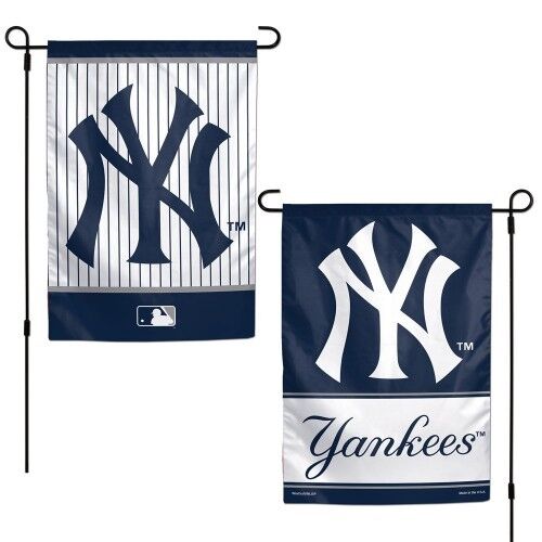 Brand New MLB New York Yankees 2 Sided 12.5" X 18" Garden Flag Wincraft