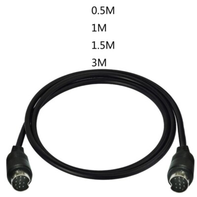 3/1.5/1/0.5m 10 Pin Male to 10 Pin Male S-video Cable for TV Receiver Monitors