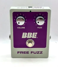 BBE FREE FUZZ OVERDRIVE DISTORTION GUITAR EFFECT PEDAL PURPLE VINTAGE SOUND