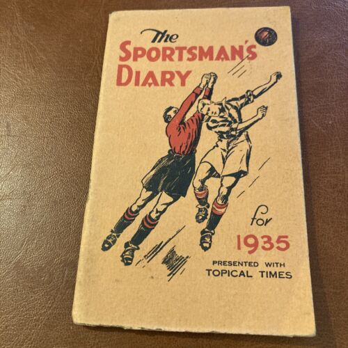 The Sportsman’s Diary booklet 1935 Most Sports From Pre War Britain VGC - Afbeelding 1 van 6