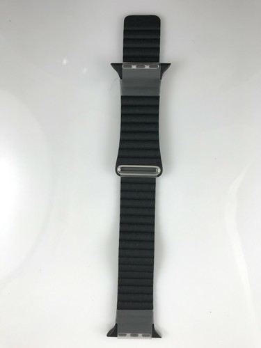ORIGINALE Apple Watch SERIE 7 6 Loop in pelle 42mm 44mm 45MM GRANDE 1st  Generazione Nero | eBay