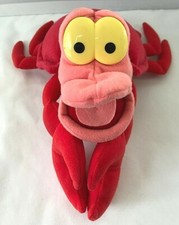 Applause Disney The Little Mermaid Movie Sebastian Red Crab Stuffed Animal Plush