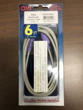 QVS 6' PS/2 Keyboard/Mouse Extension Cable Mini 6M/F CC321-06S