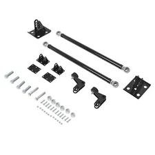 Black Truck Traction Bars For Chevy Silverado/GMC Sierra 1500 1988-2024