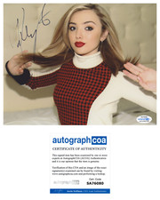 Peyton List Signed Autographed 8x10 Photo Cobra Kai Actress ACOA COA