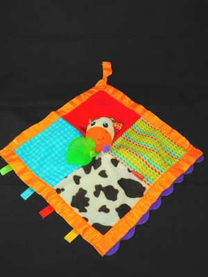 Cow Lovey CROCHET PATTERN instant download blankey blankie