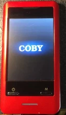 COBY DIGITAL MEDIA PLAYER - TOUCH PAD -MODEL: MP828 - 8GB -RED