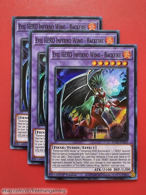 Yugioh Evil Hero Deck Core Set 21 card SUDA Evil Assault Dark