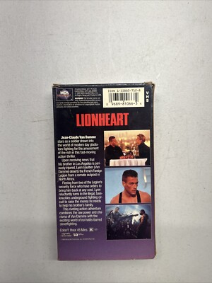 レニーブルース VHS Lionheart VHS - Jean Claude Van Damme + Brian Thompson +