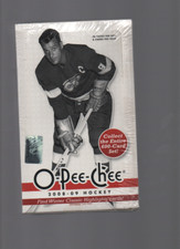 2008-09 OPC O-Pee-Chee Hockey Box 36 packs, sealed Original, Gabornik box bottom