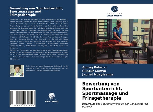 Bewertung Von Sportunterricht, Sportmassage Und Friragetherapie | Buch | 9786203-image