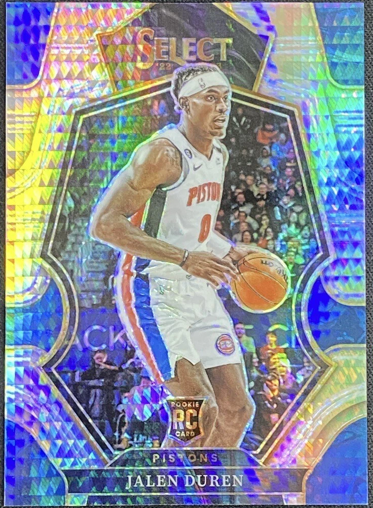 Jalen Duren 2022-23 Panini Select RC Rookie 7/8 Lucky Envelope Prizm SSP #176