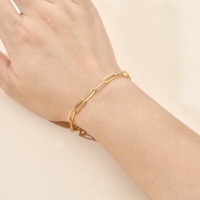 Pulseras de Oro 14K Joyería Fina de Moda y Regalos Para Mujer Brazalete Esclavas