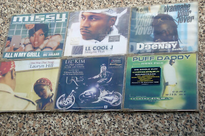 6CD Sammlung:Lauryn Hill Puff Daddy Lil`Kim Missy Elliott LL Cool J Young Deenay