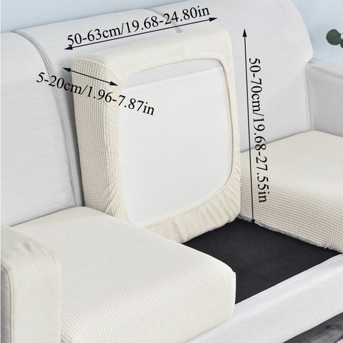 Classic Elastic Sofa Seat Cushion Cover Slipcovers Fabric Stretchy