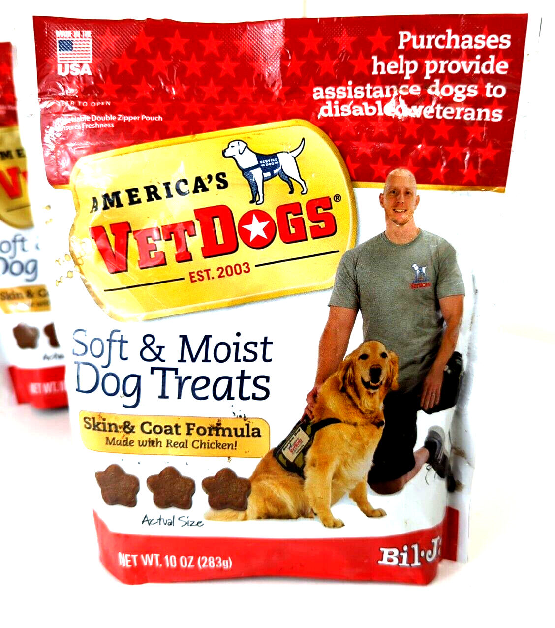 BilJac American VetDogs Dog Treats skin & Coat Lot 4 Bags 10 oz Ea eBay