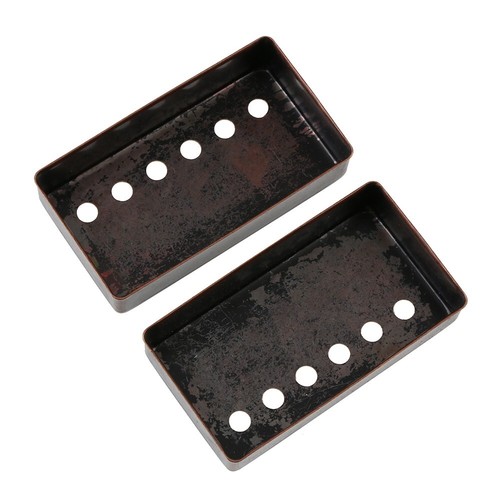 2PCS Electric Guitar Humbucker Pickup Cover 50mm / 52mm Red Bronze - Picture 6 of 6