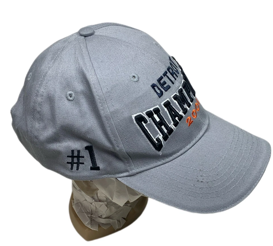 Detroit Tigers 2006 American League Champions Hat Cap OSFM - Image 3 of 4