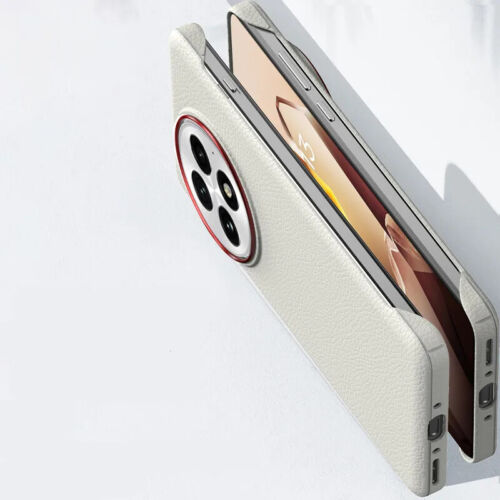 Funda rígida de PC mate sin marco grano Litchi para OnePlus 13 ACE5 cubierta trasera sin borde - Imagen 2 de 12