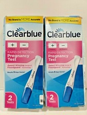 New Clearblue Rapid Detection Pregnancy Test 4 Count
