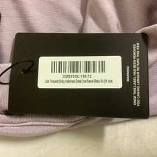 Prettylittlething Women Dress Lilac Slinky Halterneck One Sleeves Midaxi Size 10