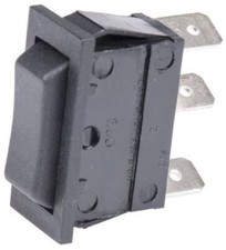 Arcolectric Single Pole Double Throw (SPDT), (On)-Off-(On) Rocker Switch Panel