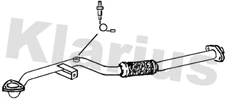 Klarius centre pipe fits Opel vectra 1.8 00-02 GM393A