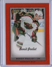 2006-07 Upper Deck Beehive Benoit Pouliot Red Facsimile Signatures #128 Rookie