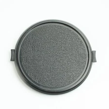 Tundra 62mm - Black/Silver Plastic Snap-On Front Lens Cap